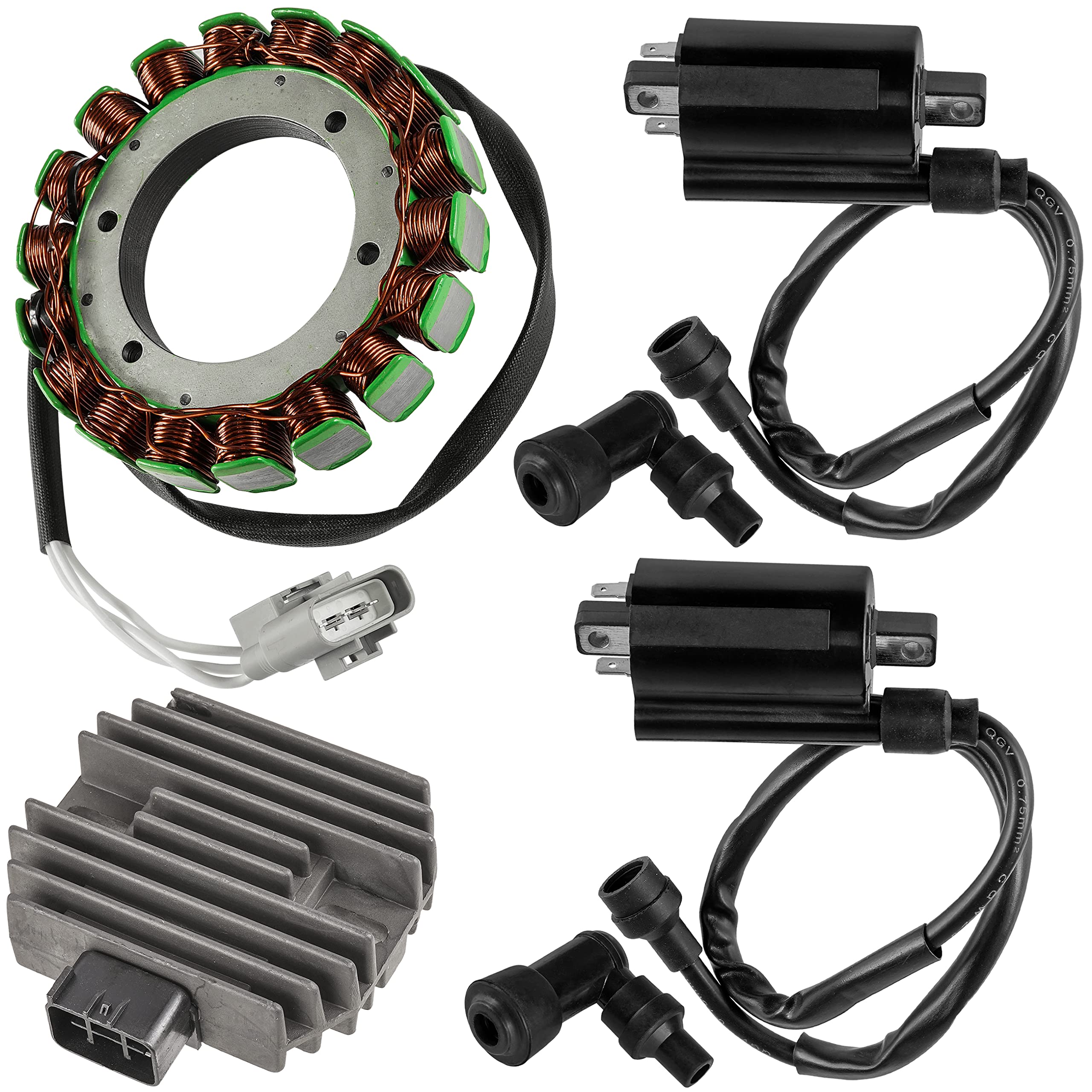 Caltric Stator & Regulator Kit For Kawasaki Mule 3010 (2007 Models)