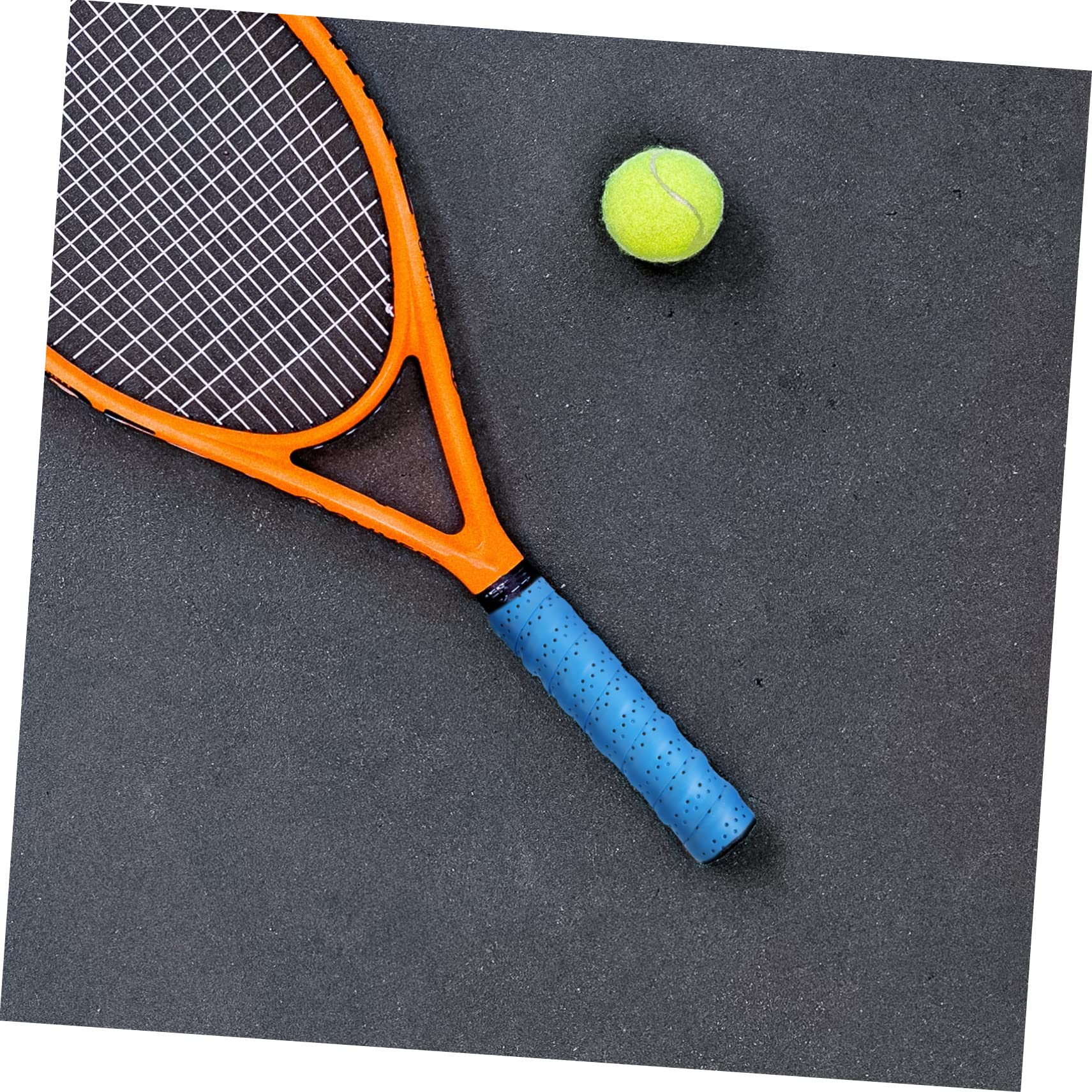 SUPVOX 5 Set Cinturino per Racchetta da Badminton Impugnature Navetta da Badminton Bandalette Racchette Tennis Cintura Avvolgente per Racchette Racchetta Sull'impugnatura Eva 5 Pezzi * 5