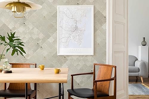 Miniatura 12 de COLAMO 1 pieza de lujo para salpicadero de despegar y pegar, mezcla de piedra sintética, azulejos adhesivos inteligentes de metal dorado, para pegar