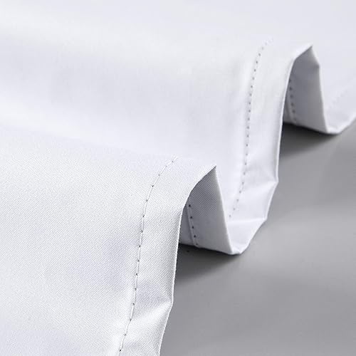 Miniatura 46 de Diamond Home Linens Juego de 3 cortinas y cenefa con forro térmico 100% opaco para ventana de cocina