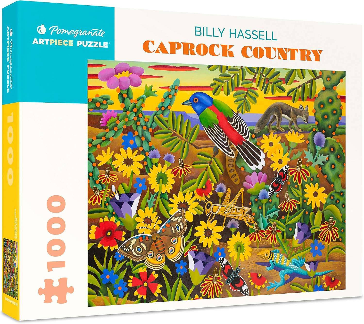 Pomegranate 1000-Piece Jigsaw Puzzle for Adults, Billy Hassell's Caprock Country, Matte Finish, Snug Fit