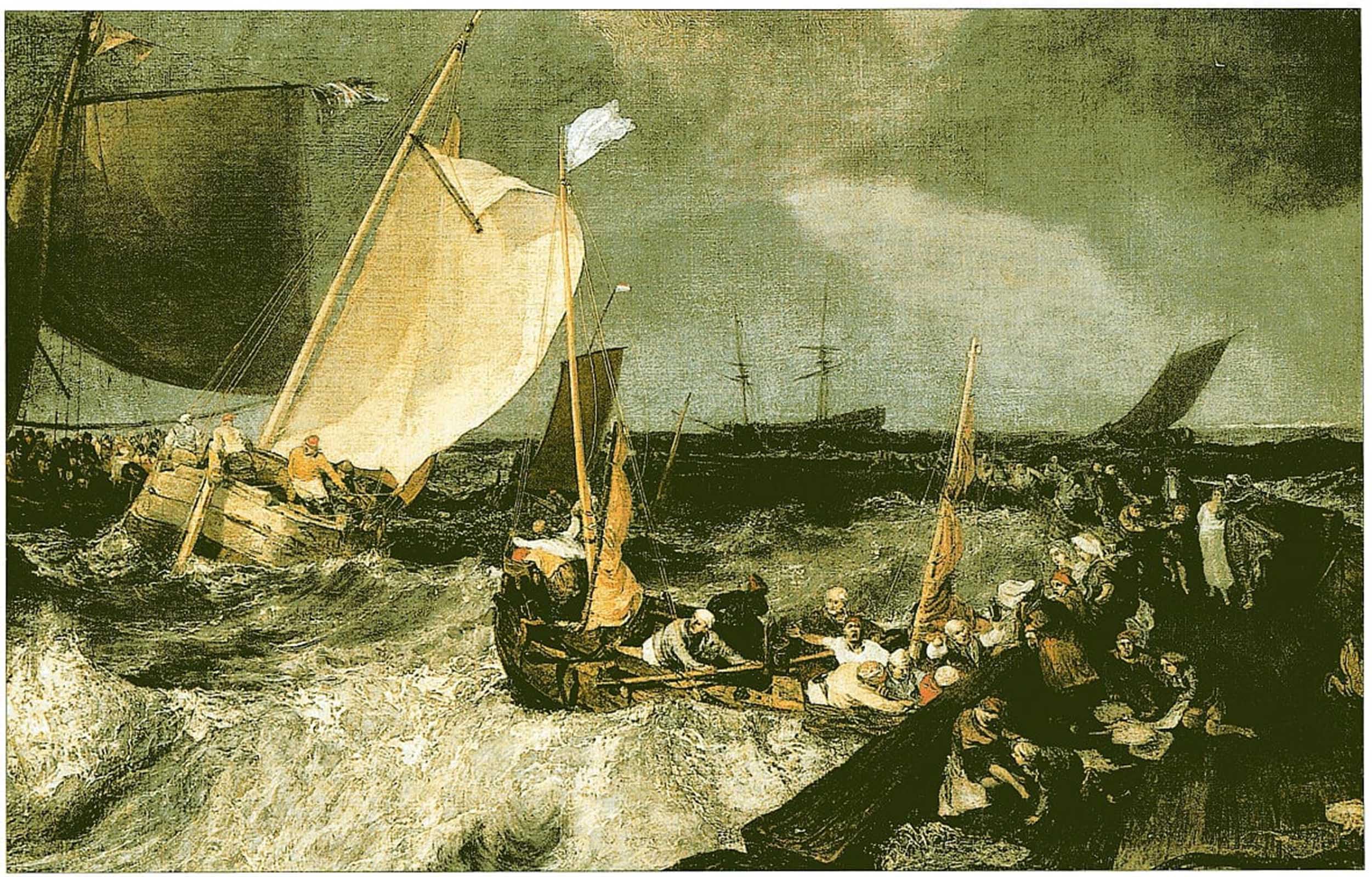 Serendipitp No Frame Vintage Picture Print On Canvas Wall Art Poster Pier By Mallord William Turner Artwork Print Poster For Wall Decor 60X90cm