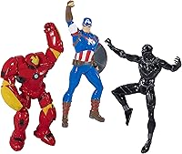 Vista 1 de SwimWays Marvel Avengers Dive Personajes - Capitán América, Black Panther y Hulk Buster