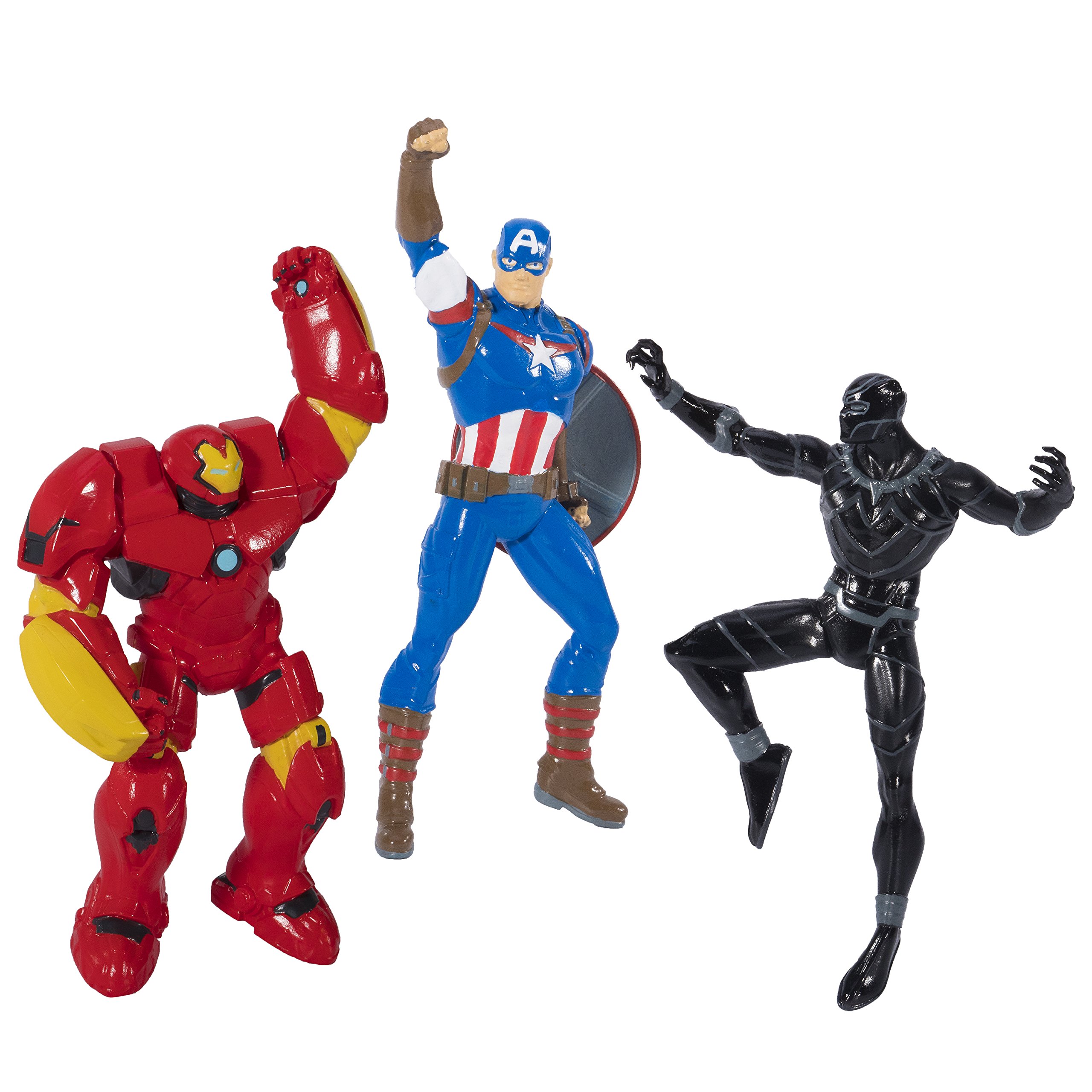 SwimWays Marvel Avengers Dive Characters - Captain America, Black Panther, and Hulk Buster
