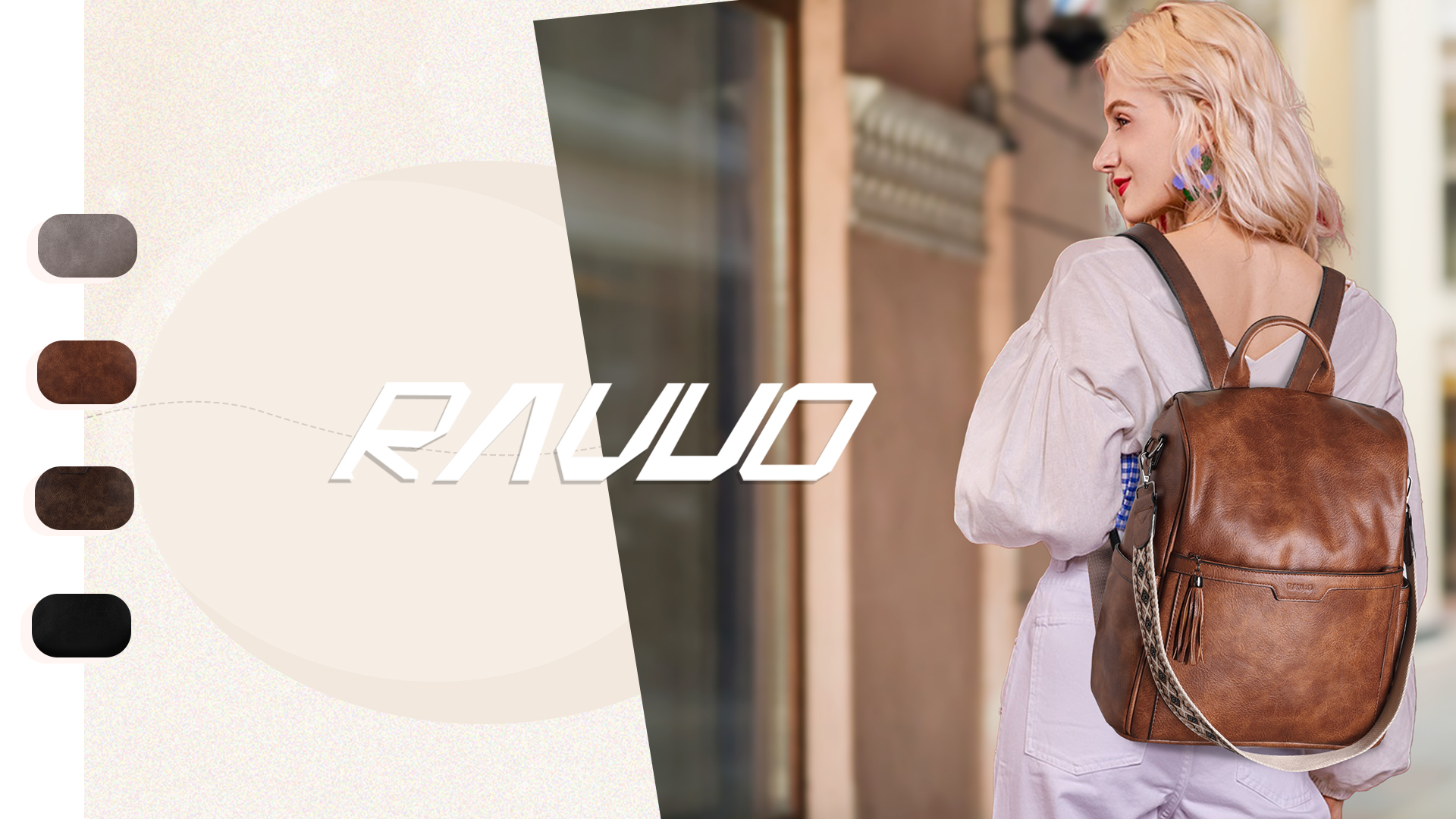 Amazon.com: RAVUO Backpack Purse for Women, Fashion Anti 