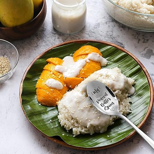 Miniatura 10 de Myakako Divertida cuchara de café expreso de acero inoxidable grabada, cuchara de café y helado para amantes del café, ratones de biblioteca,