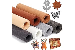 ZAIONE Thin Felt Sheets: 7 Rolls of Versatile Acrylic Fabric for Unleashing Creativity