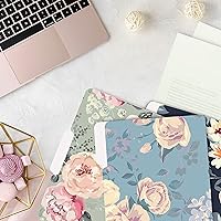Vista 3 de Better Office Products Decorative File Folders, 12 Pack, 6 Designs, Heavyweight, Letter Size (9.5" x 11.5") with 1/3 Cut Tab, Traditional Floral
