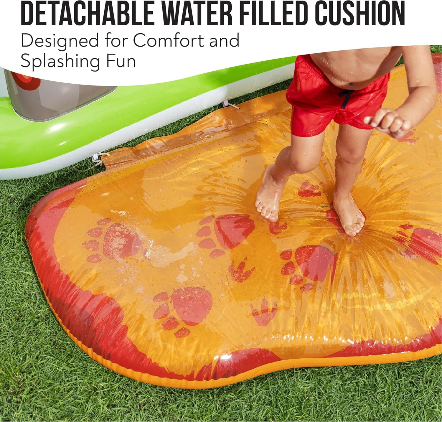 Bestway Inflatable Water Playground and Paddling Pool, Volcano Springs, for Children, 2.60m x 1.9m x 1m