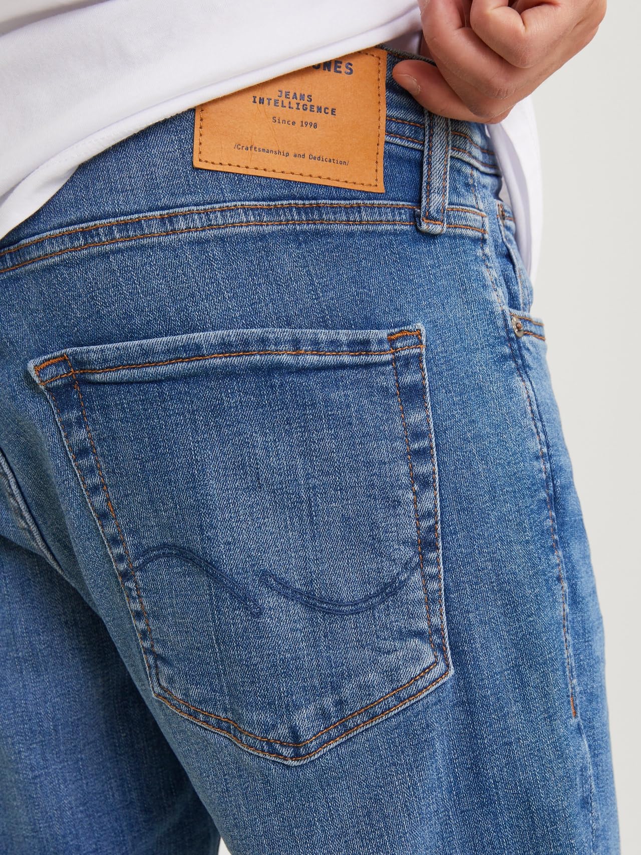 JACK & JONES Slim Straight-fit Jeans Jjitim Jjoriginal Am 781 50SPS Noos Slim Straight-fit Jeans