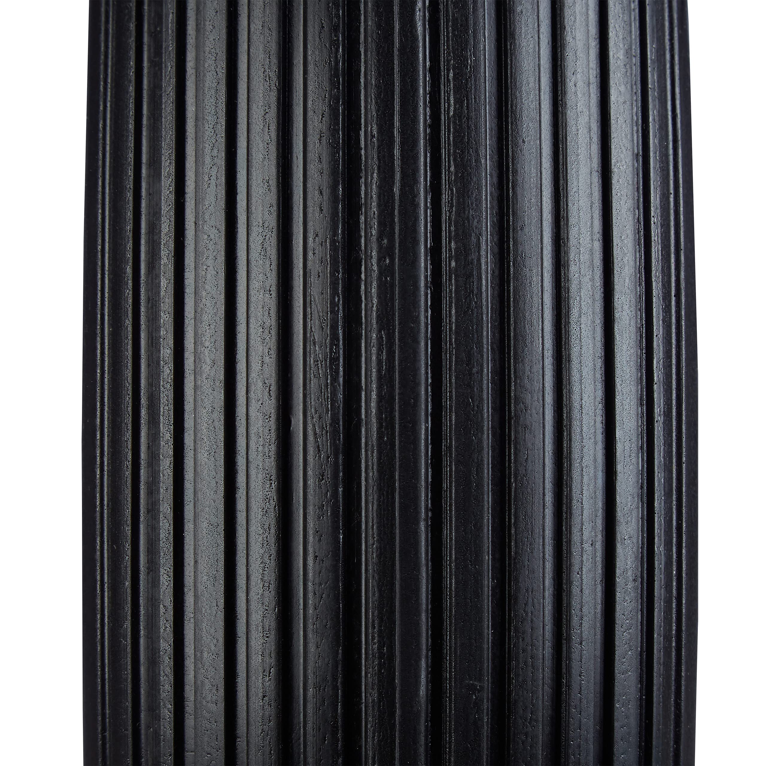 Relaxdays Schubkarrenrad 4.80 4.00-8, Vollgummirreifen mit Achse, pannensicheres Ersatzrad mit Stahlfelge, schwarz/blau