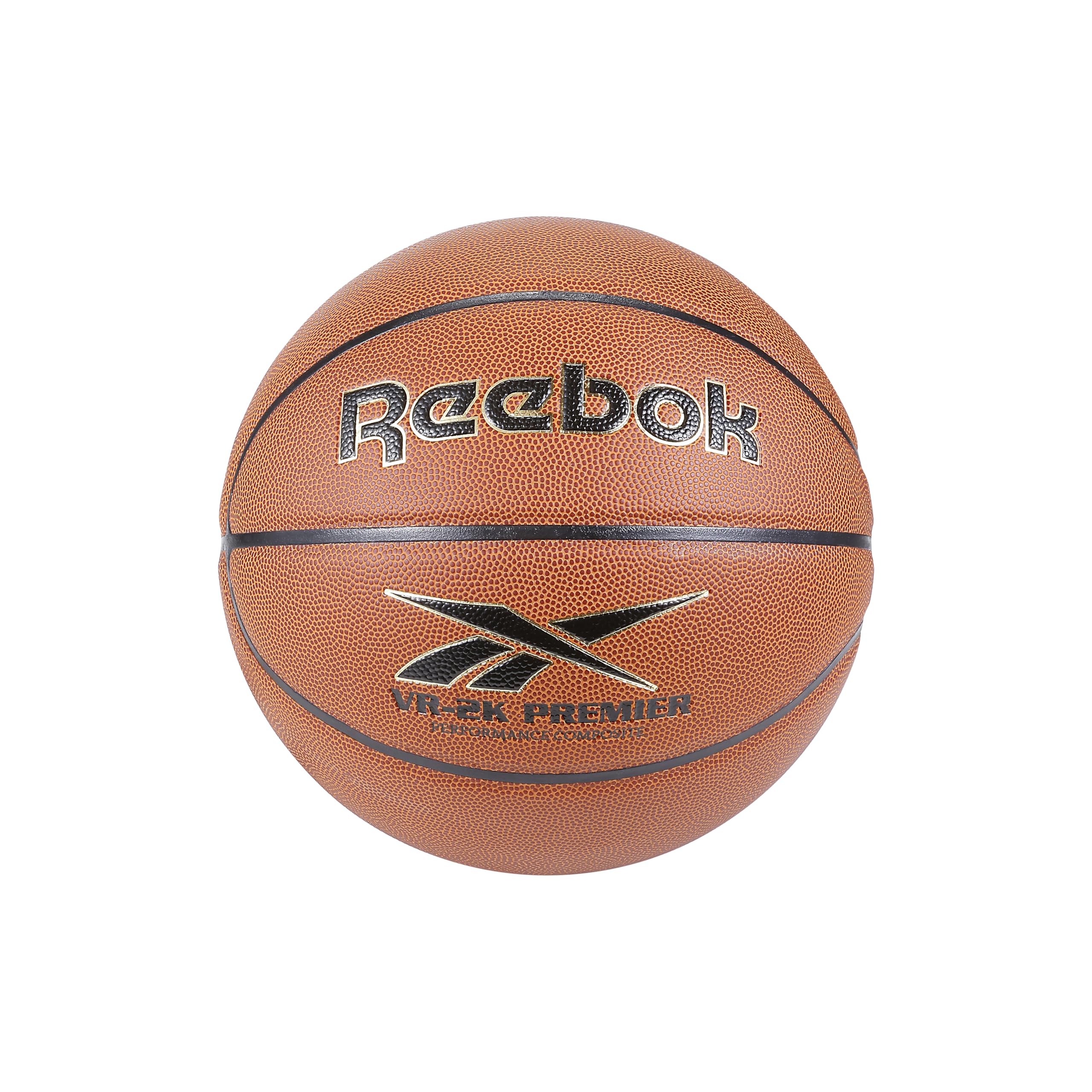 Reebok - VR-2K Premier Brown Composite Basketball, Durable for Outdoor Game