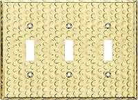 Vista 45 de LIDER Placa de Pared de Metal para Interruptor de Luz de Palanca, Cubierta de Interruptor de Acero Inoxidable, Resistente a la Corrosión