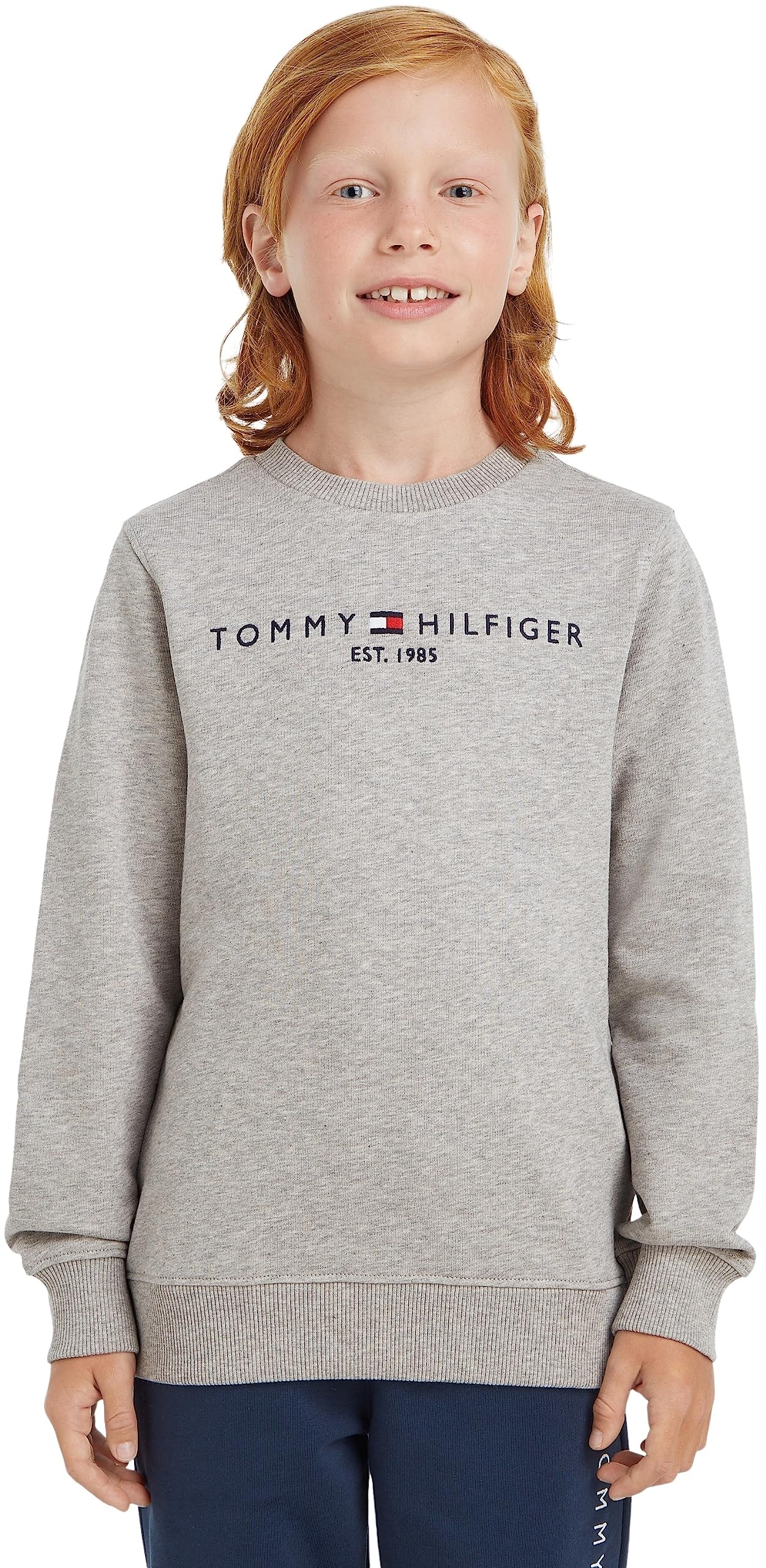 Tommy Hilfiger Kinder Unisex Sweatshirt Essential ohne Kapuze