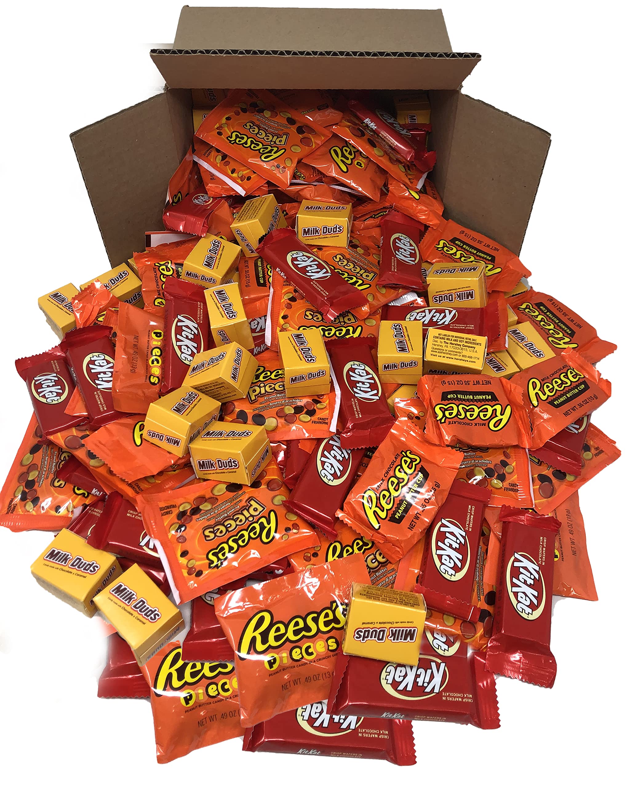 BULK CHOCOLATE CANDY BAR MIX 5 LB of Individually Wrapped Milk