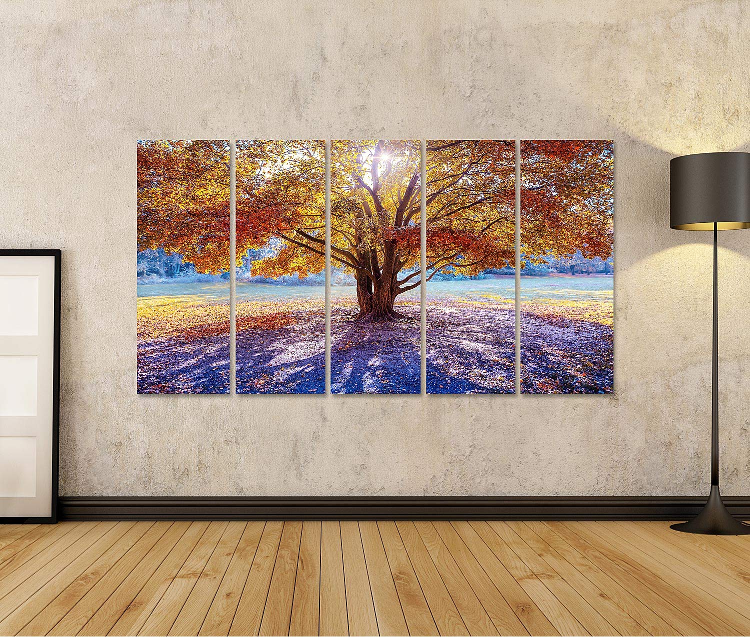 islandburner cuadro sobre lienzo otoño árbol colorido follaje imágenes murales carteles