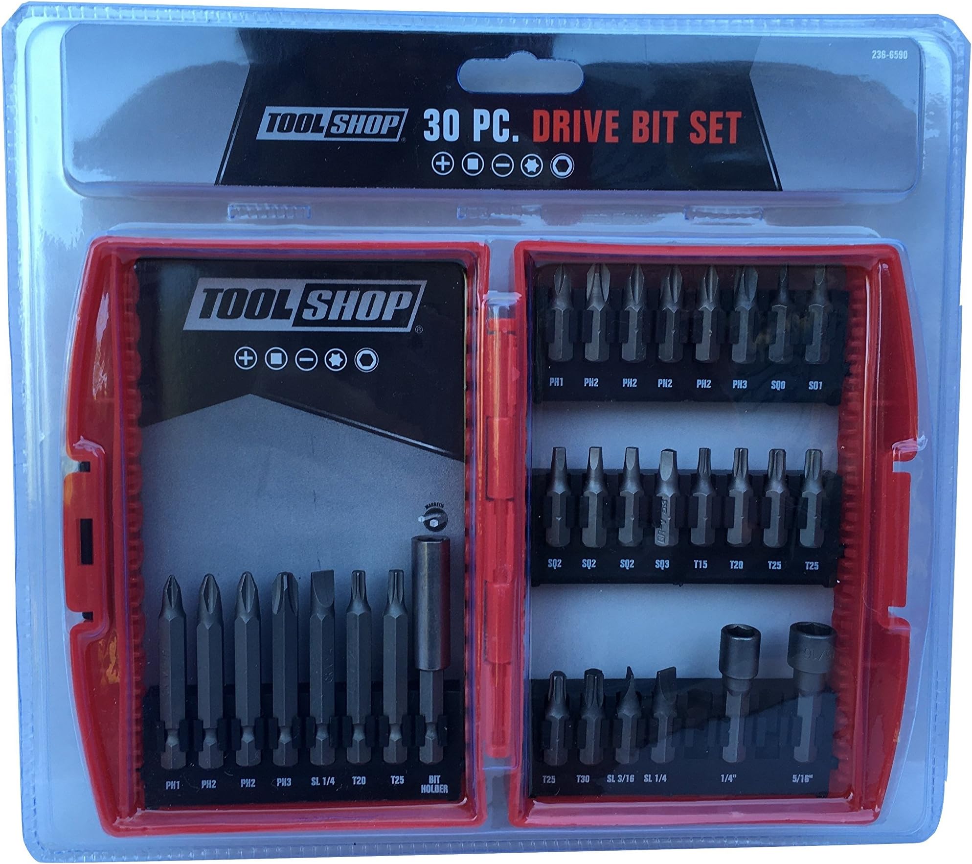 30 Piece Screwdriver Bit Set