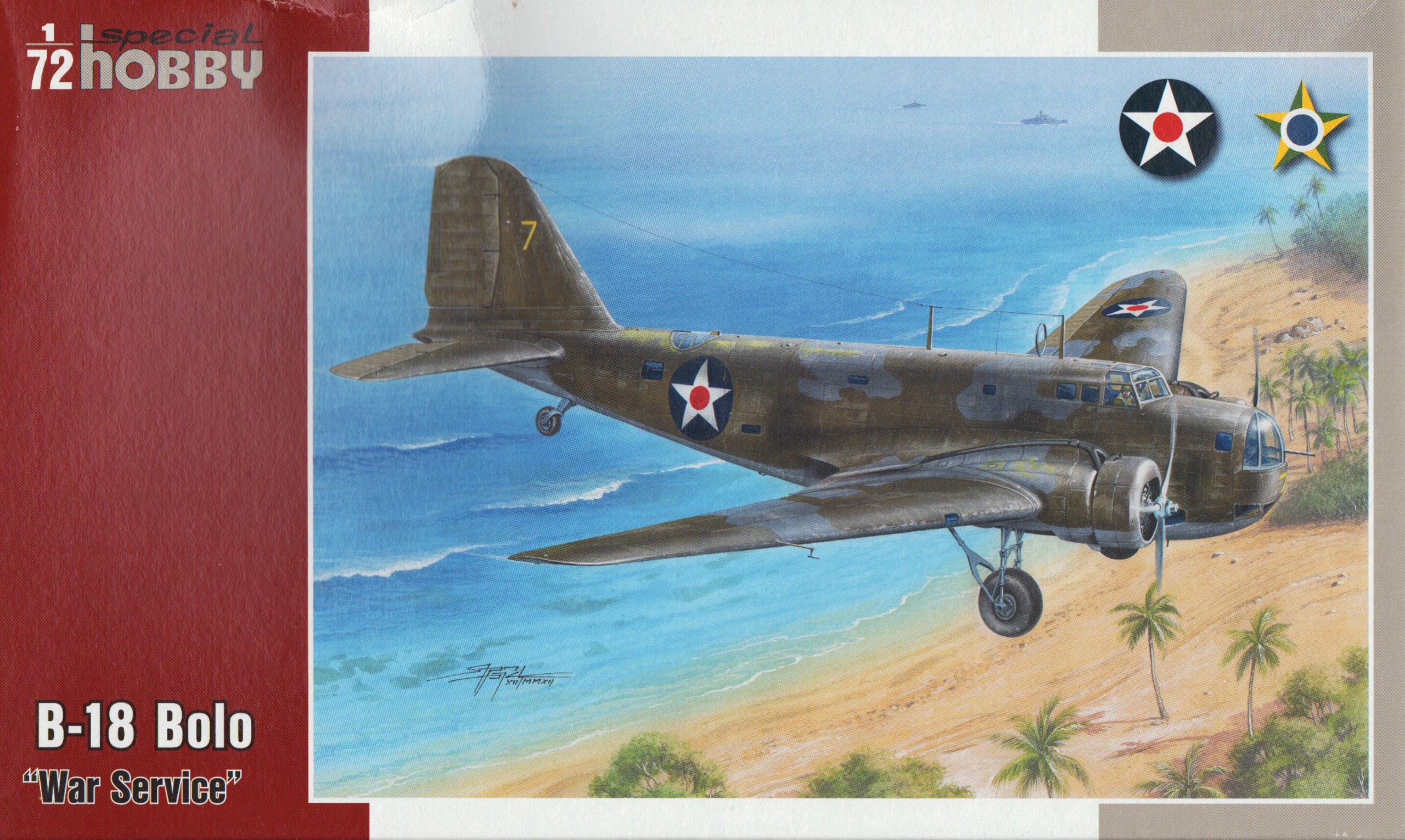 Amazon | スペシャルホビー 1/72 SH72265 B-18 ボロ 第2次大戦参加機