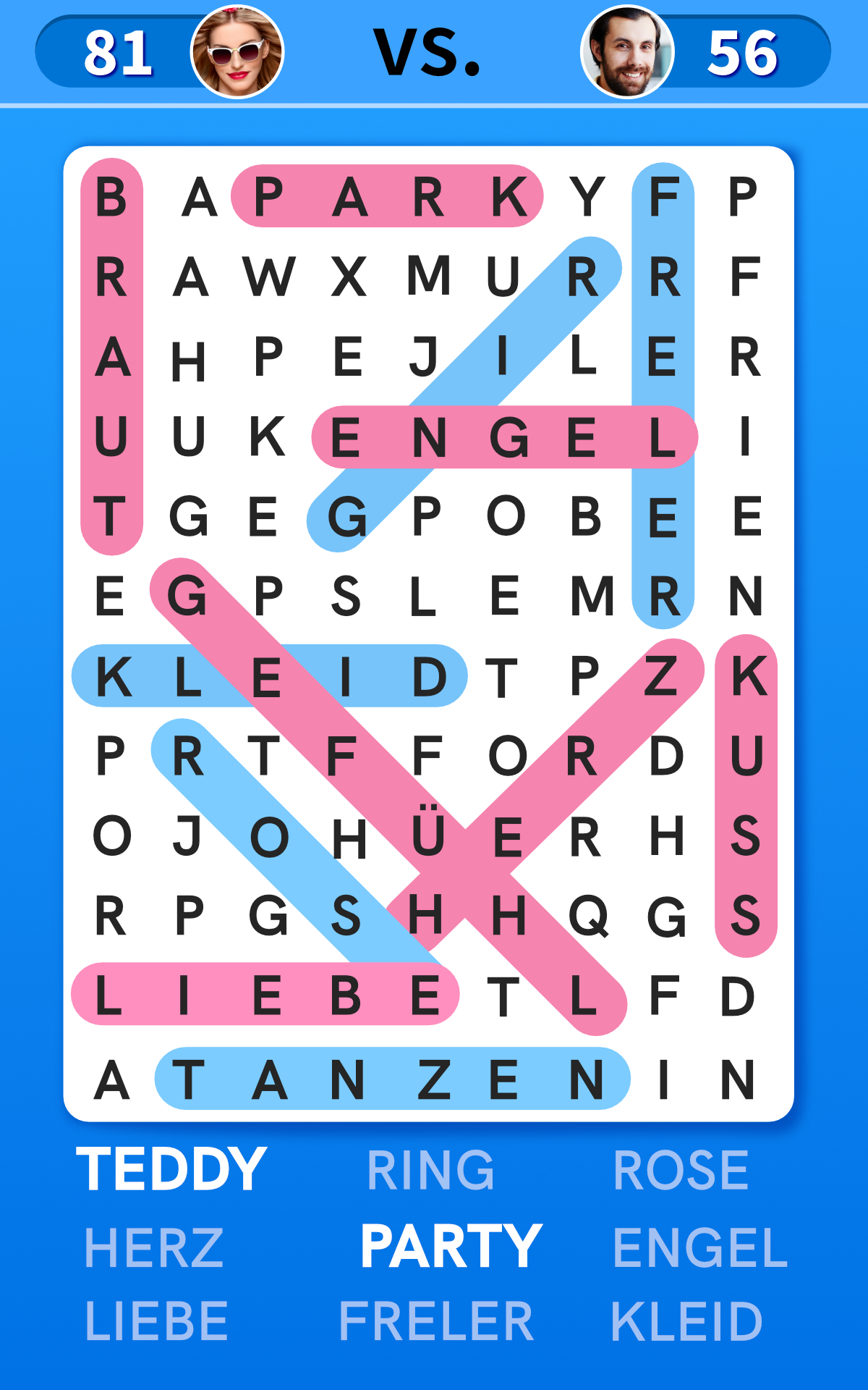 Wortsuche – Wörterrätsel, Buchstabensalat-App im Amazon Appstore