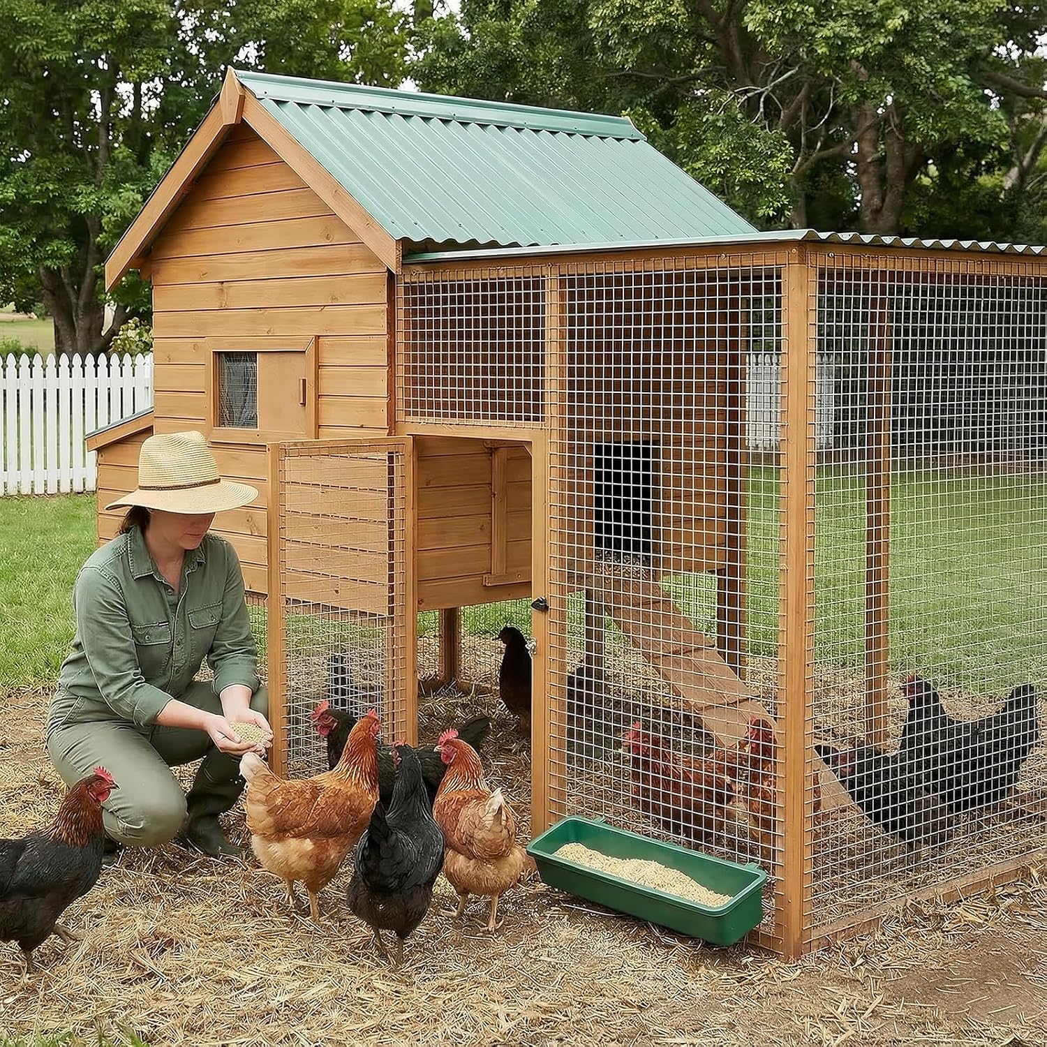 16in x 100ft 19 Gauge Hardware Cloth 1/2 Inch Mesh Roll - Galvanized Chicken Wire Fencing for Garden Fence, Poultry Netting, Gopher Barrier, Animal Cage Screen, Chicken Wire Craft Projects