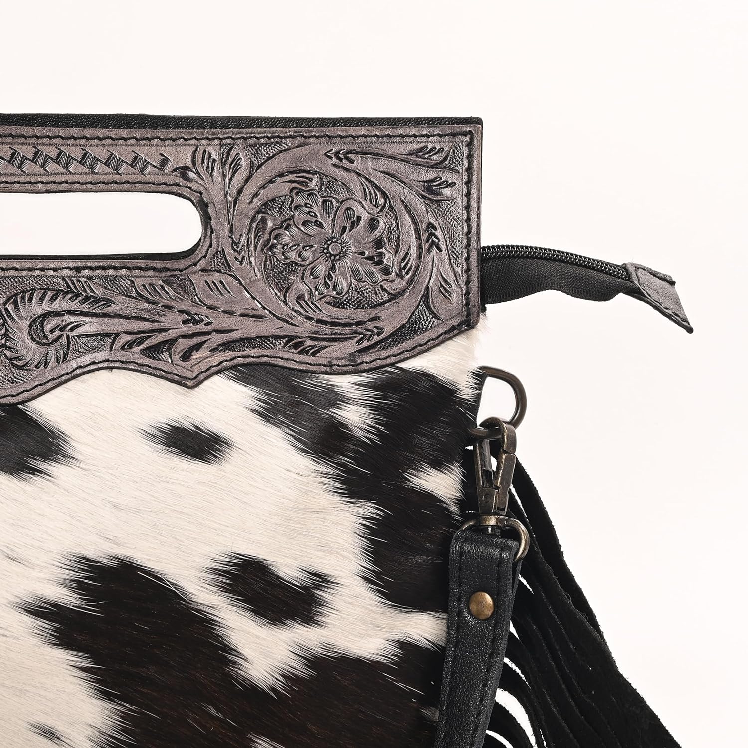 Merbaa Women Natural Cowhide Leather Crossbody Sling Bag With Adjustable Detachable Strap | Shoulder Bag | Handbag - Image 8