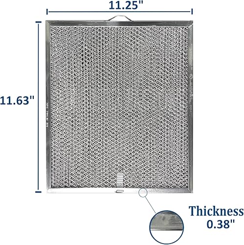 Miniatura 7 de Air Filter Factory Filtro de campana extractora BPQTF, 99010317, QT2000, WA6500, WA65F, S99010317 Reemplazo para Broan Nutone Aluminio Grasa Malla