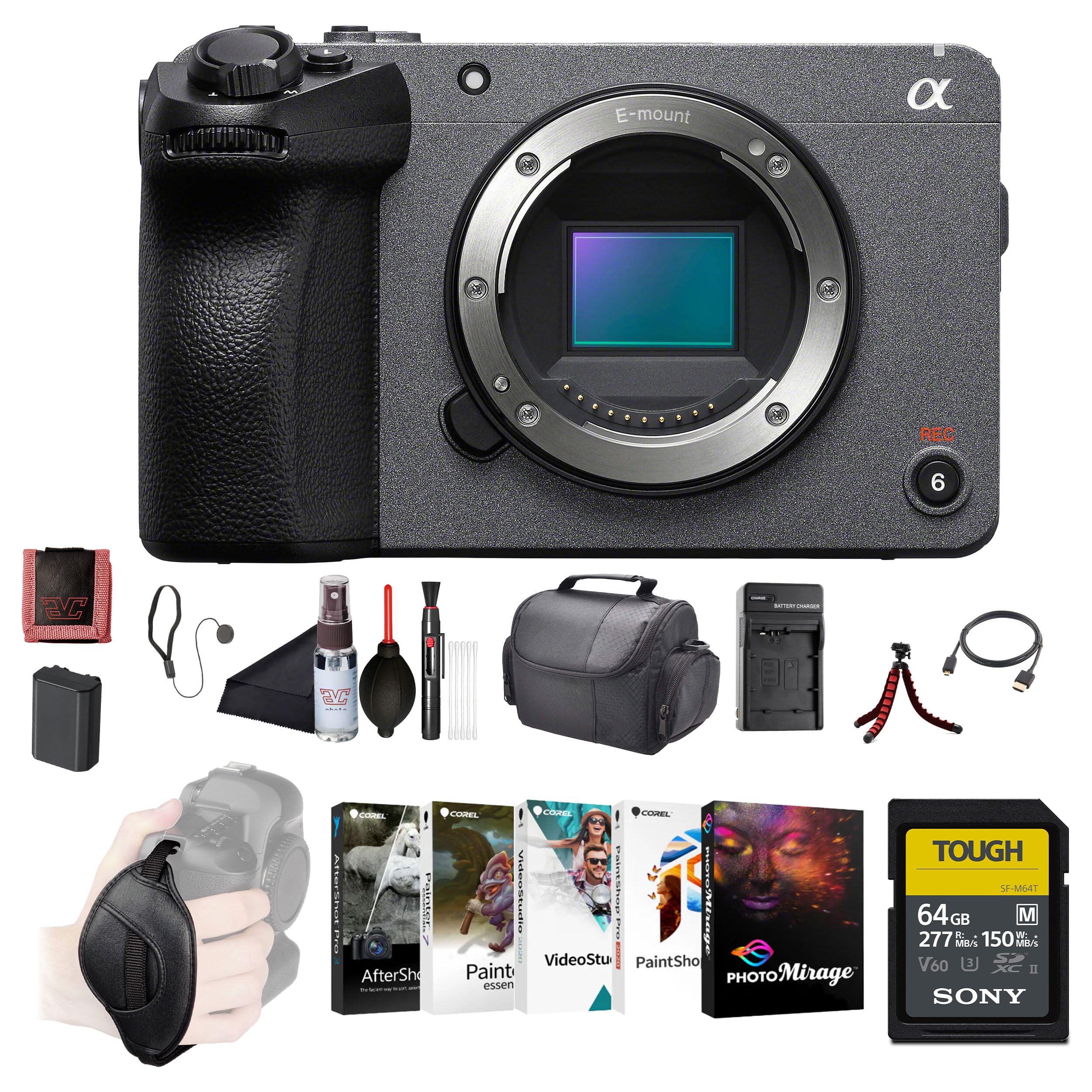 Amazon.com : Sony FX30 Cinema Line Camera Body (ILME-FX30B) – 26MP