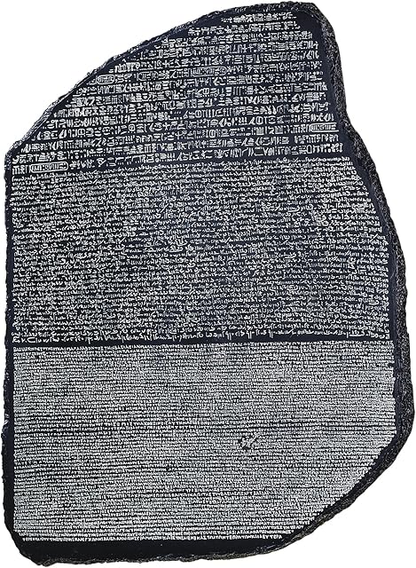 Design Toscano the Rosetta Stone Wall Sculpture, Dark Grey