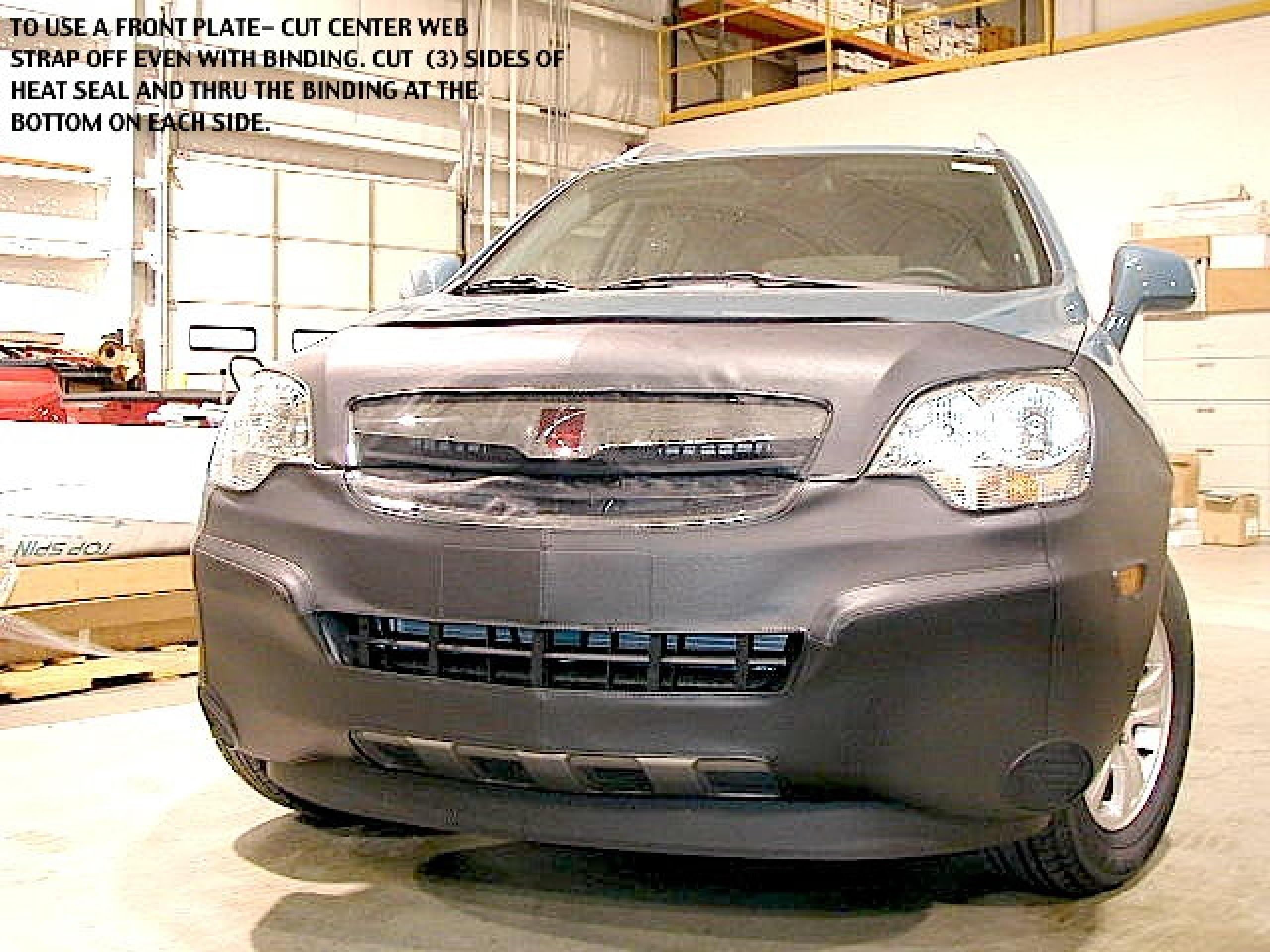 LeBra 2-Piece Front End Cover (Black) – All-Weather Car Mask Bra For 1996-2000 Chrysler Sebring JX & JXI