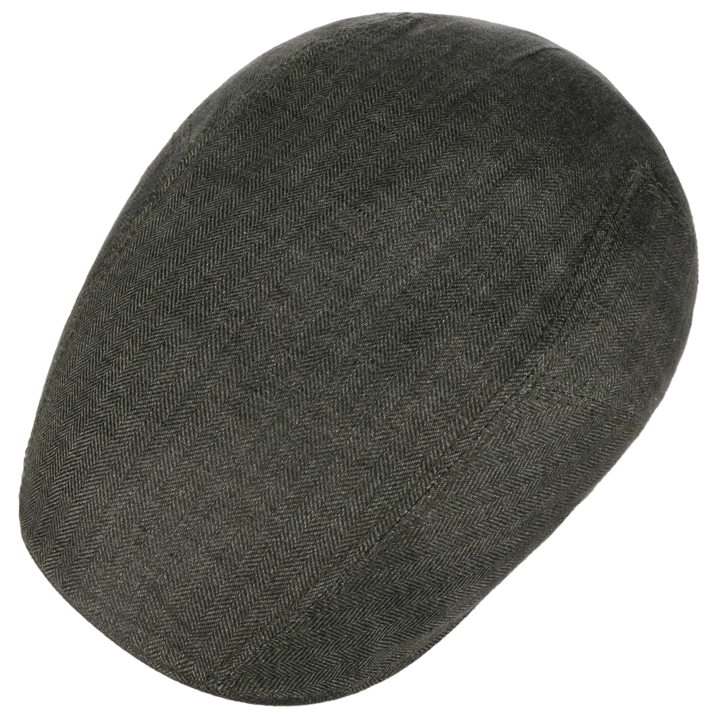 Stetson Herringbone Schirmmütze Flatcap Fischgrat UV-Schutz 40 Herren Frühling Sommer