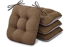 Shinnwa Tufted Wooden Chair Cushions for Dining