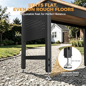 121 x 60 cm Adjustable Heavy-Duty WorkBench