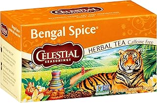 Celestial Seasonings Herbal Tea, Bengal Spice, Caffeine Free, 20 Tea Bags (Pack of 6)