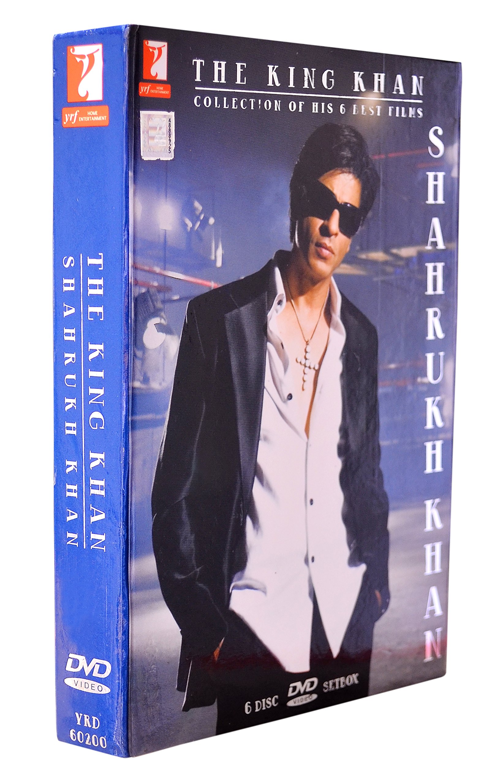 The King Khan -Shahrukh Khan - Collection of 6 DVD Set with (Kabhi Alvida Naa Khan) (U) (2006)/Mohabbatein (U) (2000)/Dilwale Dulhania Le Jayenge (U) Veer Zaara / Darr / Dil To Pagal Hai