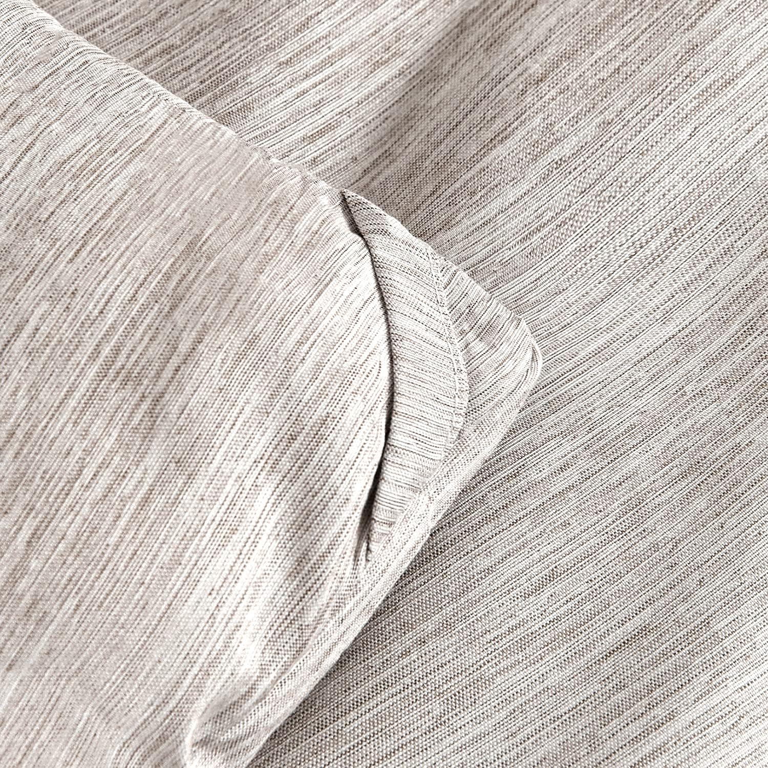 HOdo King Comforter Set, Oversized Khaki Comforter King Set, Cationic Dyeing with Pillow Shams(King, 104x96 inches, 3 Pieces)