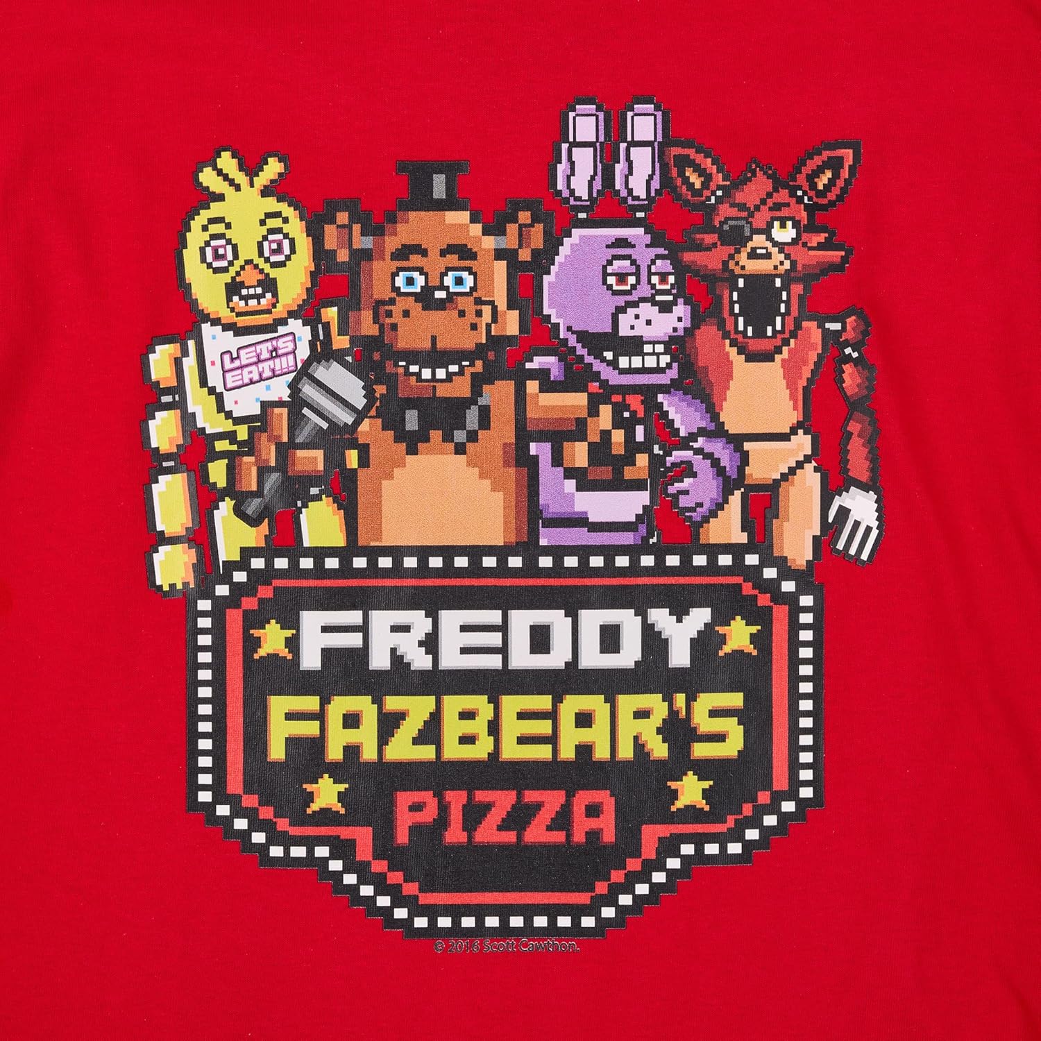 Bioworld Youth Boys Five Nights at Freddy's T-Shirt 3pk - Image 6