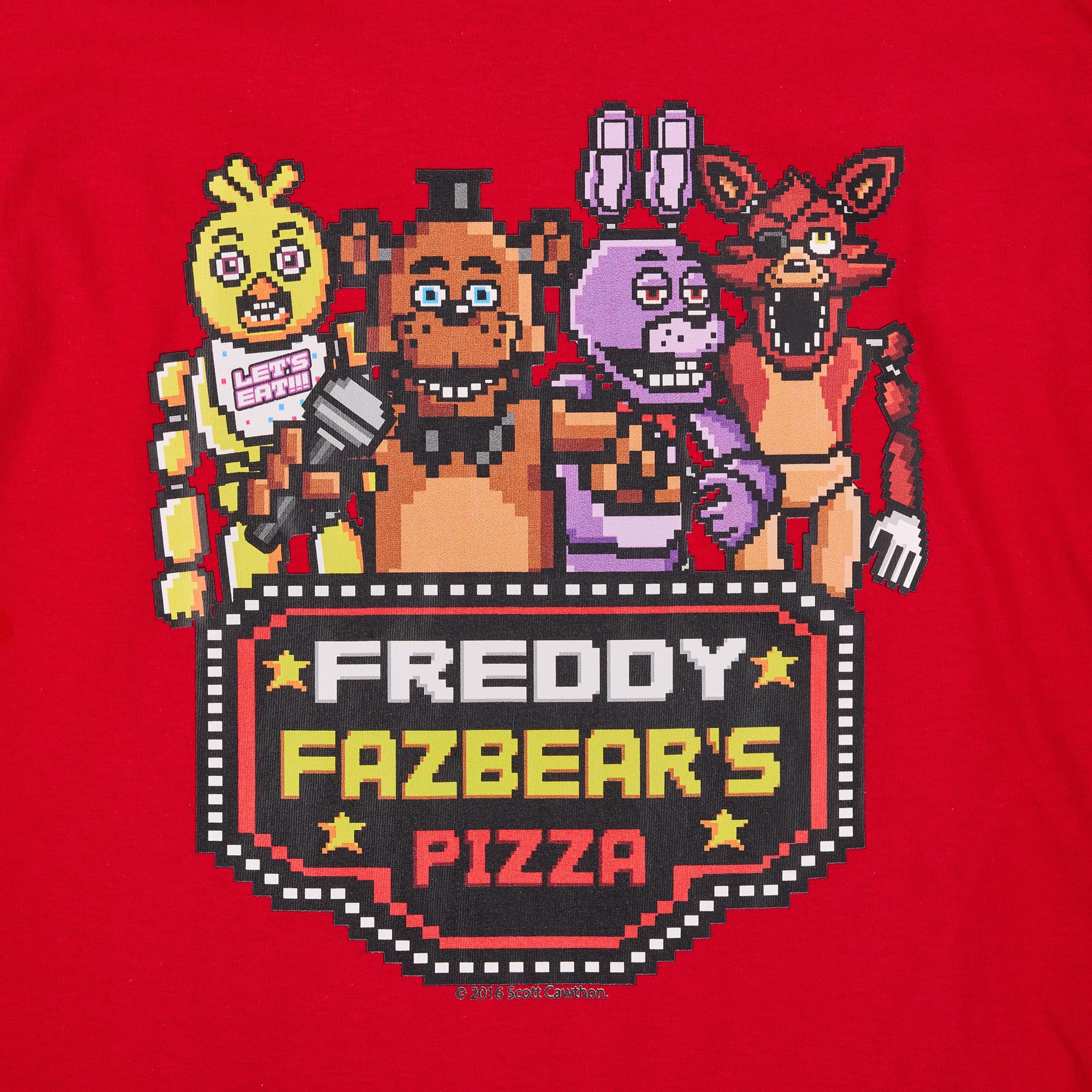 Bioworld Maglietta per ragazzi Five Night at Freddy's, 3 pezzi