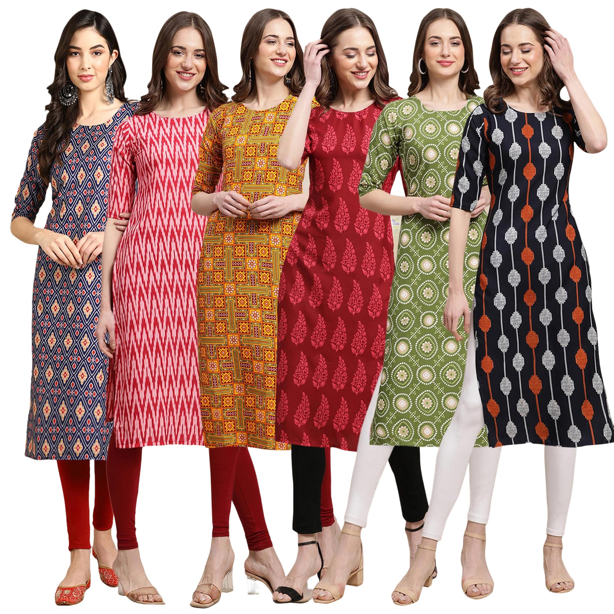 Pinkmint Crepe Printed Kurti For Womens College Wear Kurti For Women
