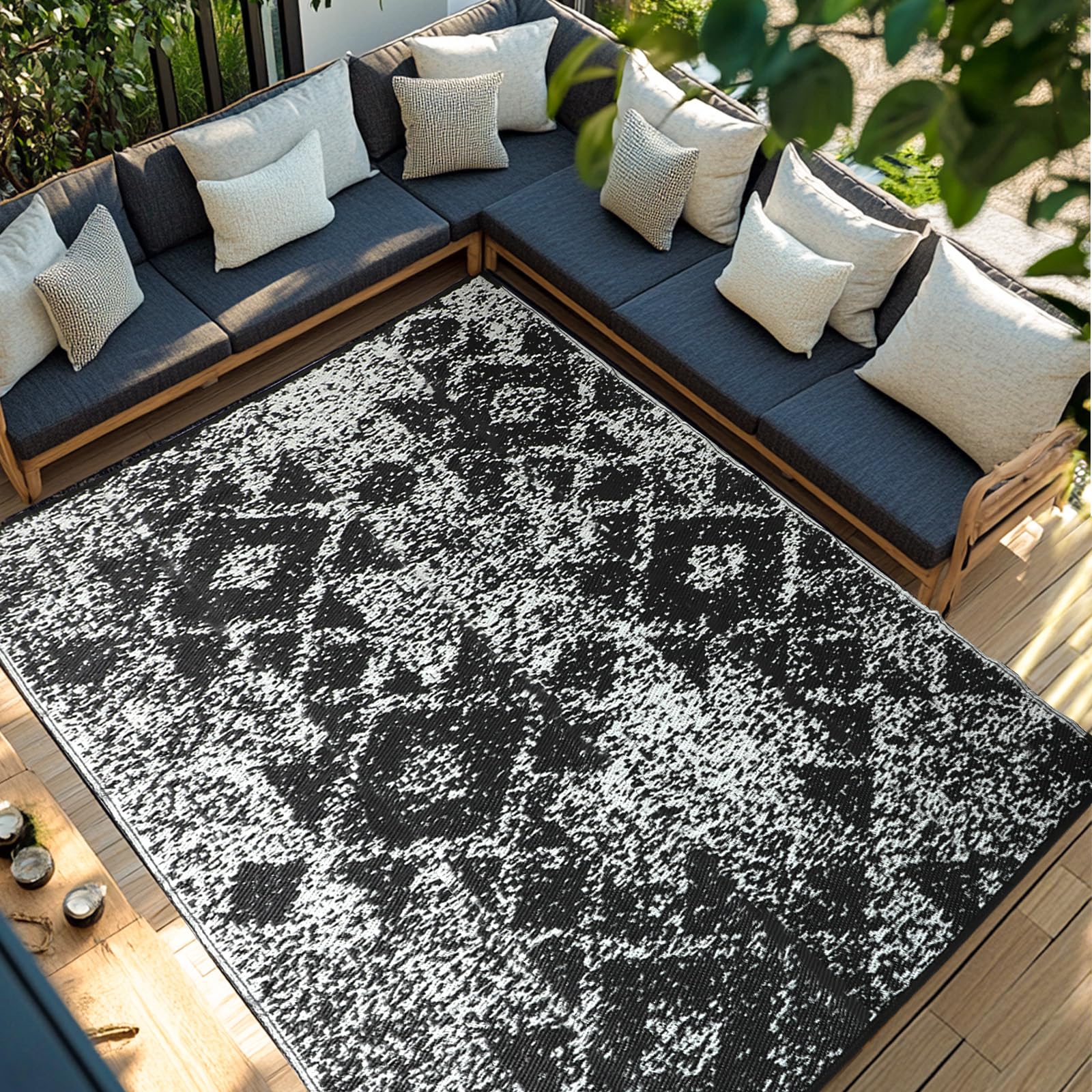 Pasamic 9x12 Reversible Outdoor Rug