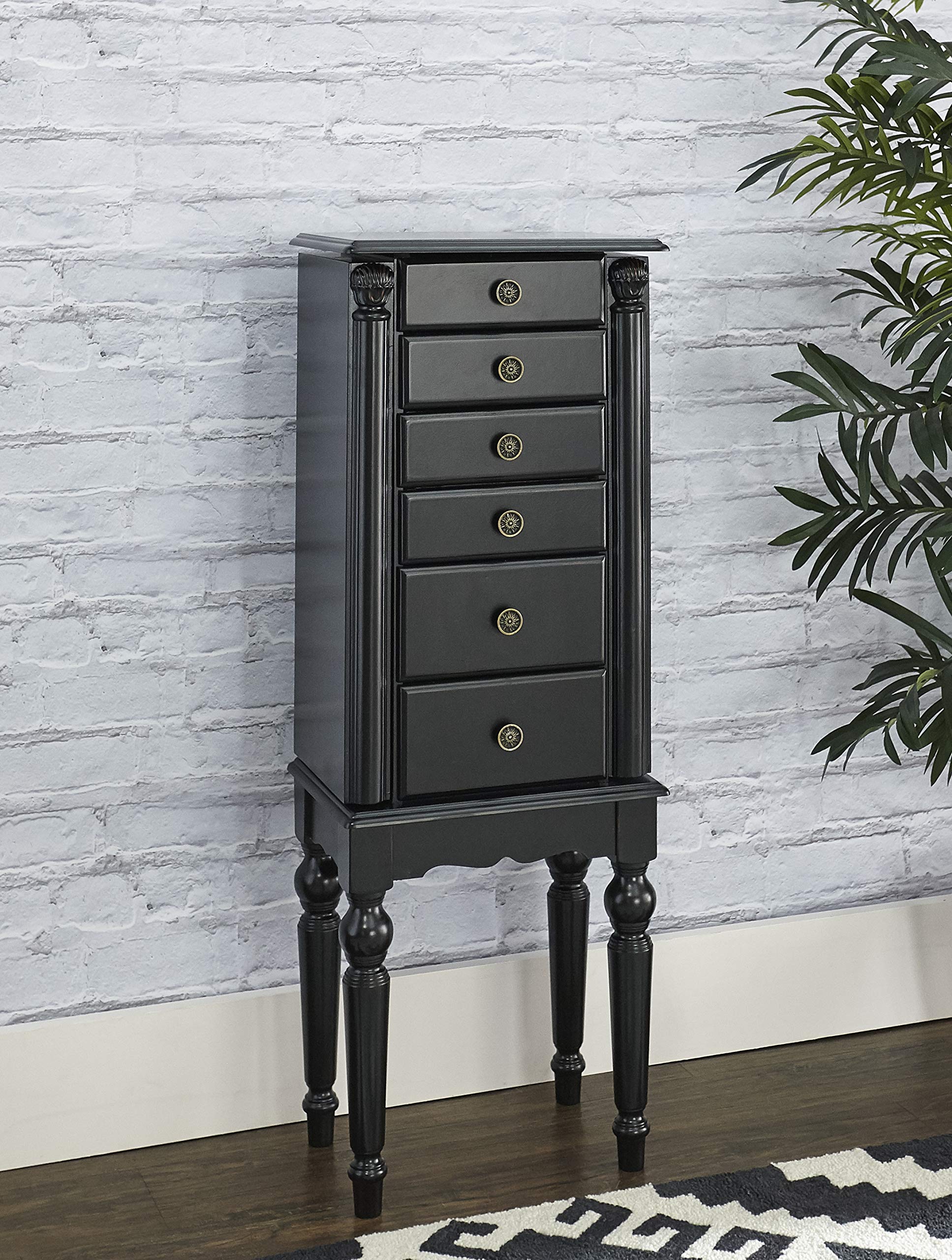 Powell Ebony Jewelry Armoire