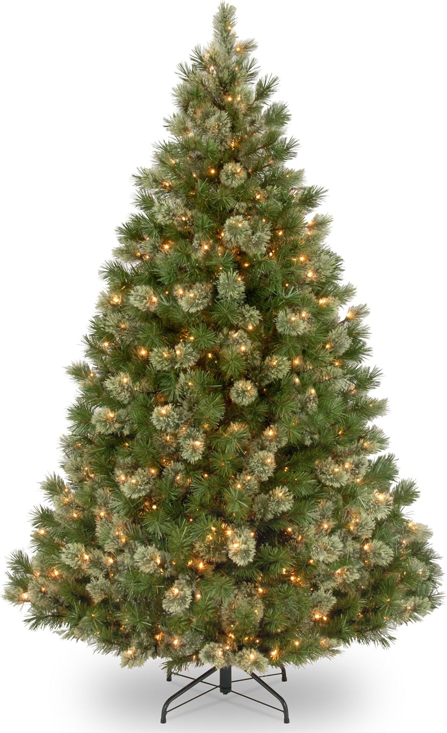 National Tree 7.5 Foot Wispy Willow Grande Medium Tree with 750 Clear