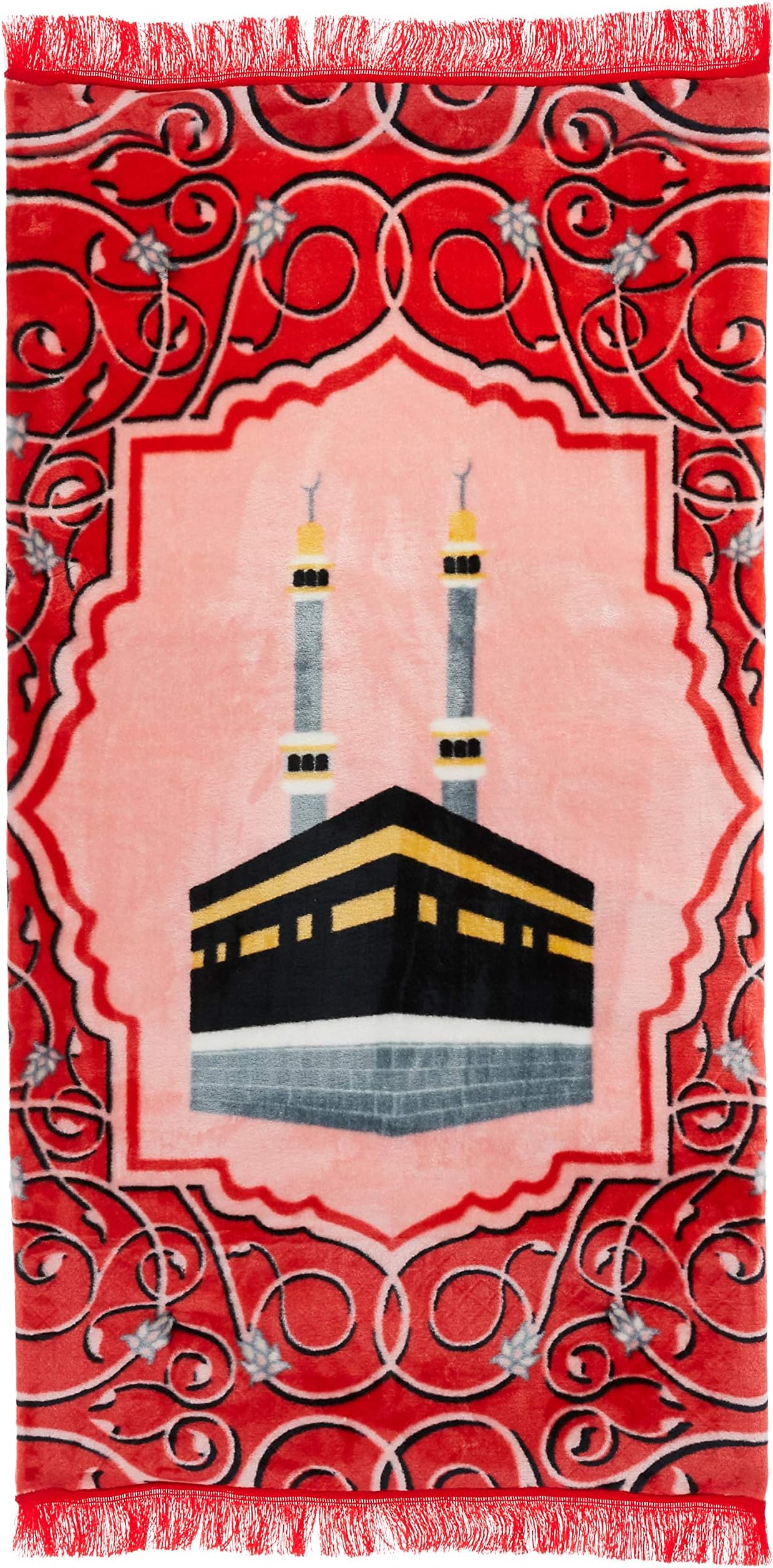 Mora Gold Praying Rug, Red - C16-17