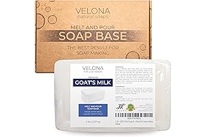 Velona Goats Milk Soap Base Bulk 5 LB - Goat Milk Soap...