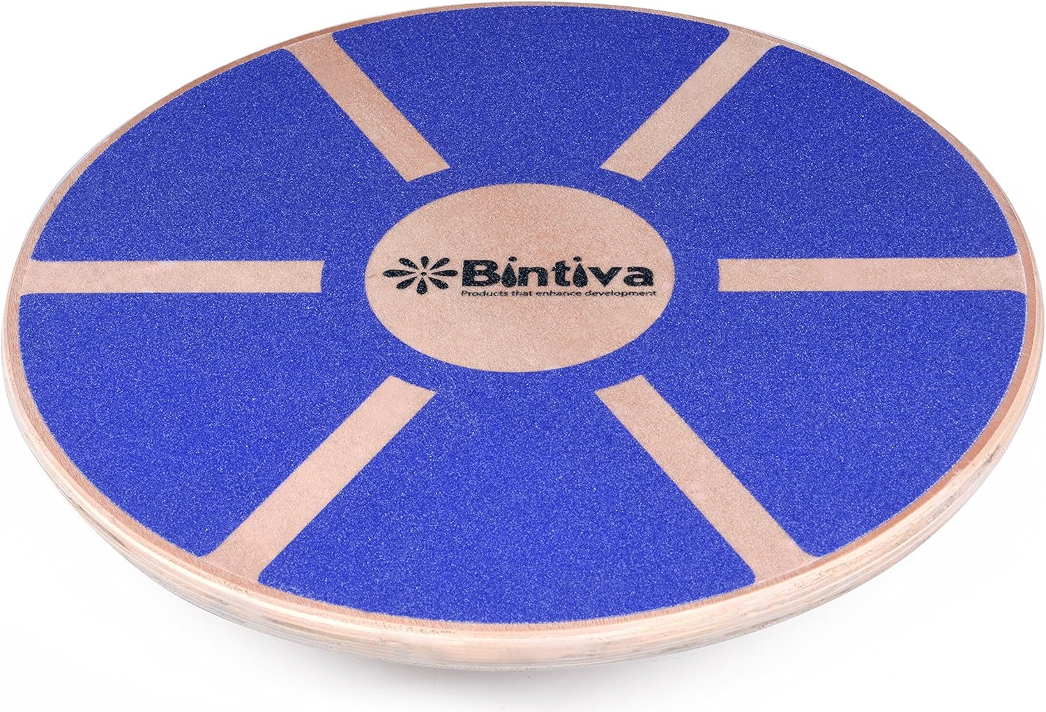 bintiva Wood Balance Board for Fitness Rehab Balance and Stability Training