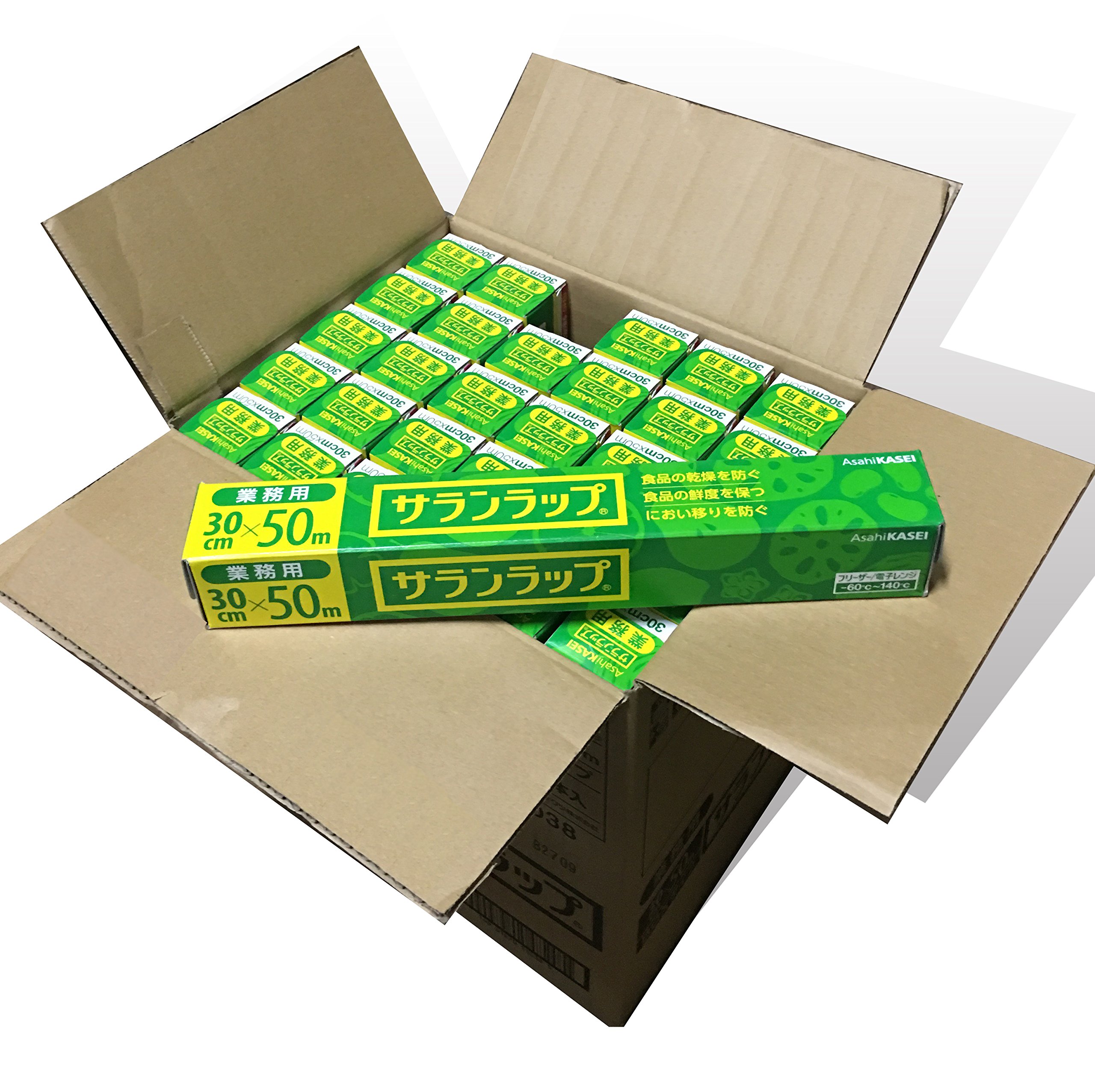 （まとめ）旭化成ホームプロダクツ サランラップ 業務用 45cm×50m〔×5セット〕 : 旭化成ホームプロダク サランラップ ３０ｃｍ×５０ｍ