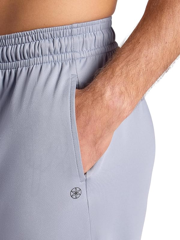 Gaiam Men’s Everyday Basic 7” Short 2.0, Relaxed Fit, Stretch Midweight Material, Sleet, Large by Gaiam - Used condition - Image 5