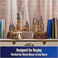 Vista 4 de 4D Build, Kit de modelo 3D del castillo de Hogwarts de Harry Potter, coleccionables de Harry Potter y decoración de escritorio, rompecabezas