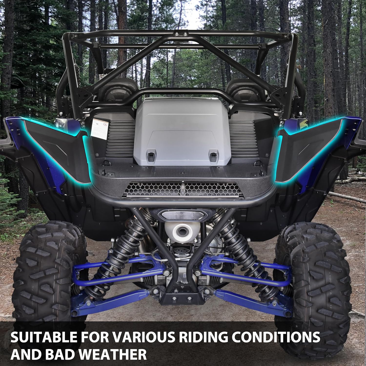 Rear Mud Flaps Mud Guards Extension for Yamaha YXZ 1000R/SE/SS/SS SE/SS XTR 2019-2025 Accessories, Extended Fender Flares for YXZ 1000R