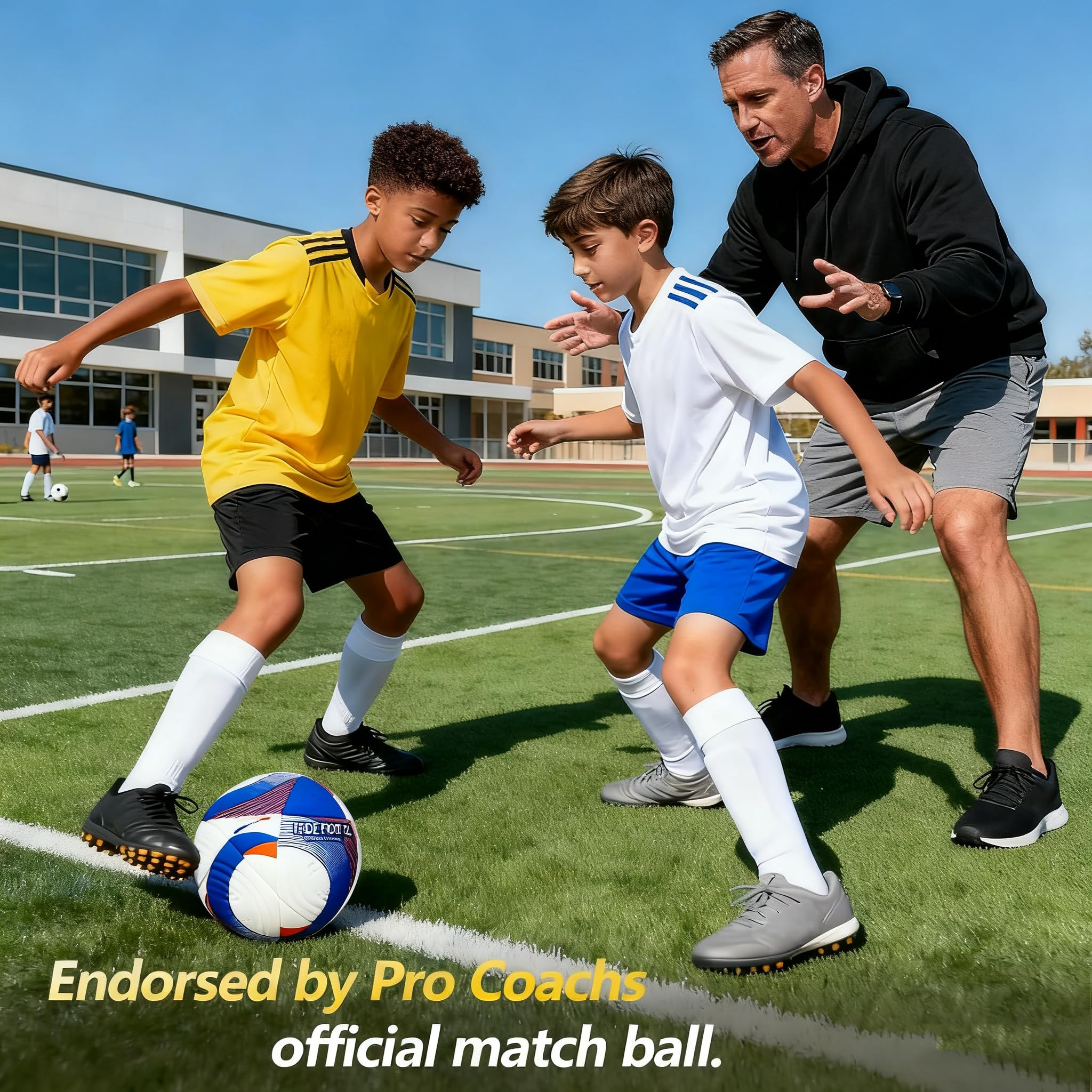Balon Futbol de Entrenamiento, Formación Juego De Pelota Nº 5 Futbol Balon de la Champions, Pelota Futbol Competición Unisex para Adultos
