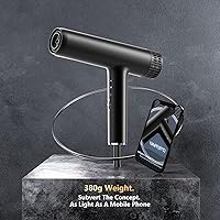 Vista 4 de Hair Dryer, Professional Brushless Motor Ionic Hair Blow Dryer with Diffuser, Magnetic Nozzles, 0.83Pound, 2000W, 60dB, 3 Heat Settings & 3 Speed &